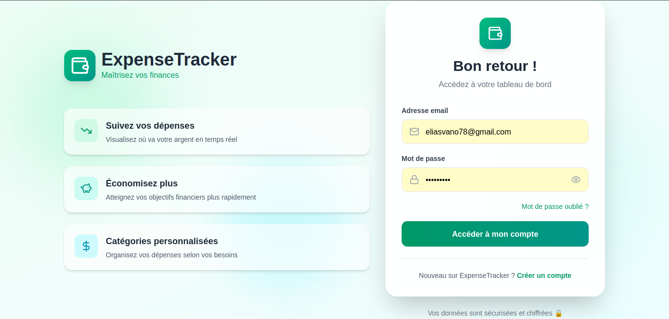 ExpenseTracker preview
